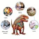 Dinosaur Wooden Jigsaw Puzzles Magic Puzzles, Unique Irregular Shaped Wood Puzzles Make A Perfect Gift For Holiday Christmas, Birthday, Father's Day, Mother's Day, Halloween, Thanksgiving gifts