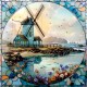 Seaside windmill Wooden Jigsaw Puzzles Adult, Teens, Family, Animal Shaped Natural Wood Puzzle, Best Christmas Gift And Family Games Magic Puzzle, Toys, Decorations, paintings, home decorations