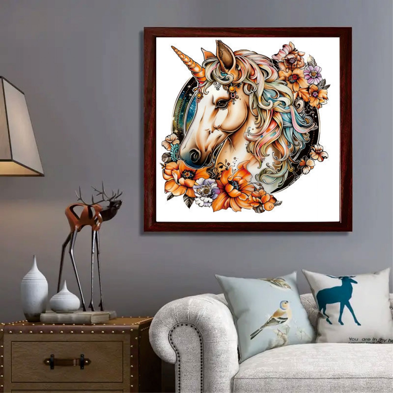 unicorn Animal Wooden Jigsaw Puzzles Adult, Teens, Family, Animal Shaped Natural Wood Puzzle, Best Christmas Gift And Family Games Toys, Decorations, paintings, home decorations